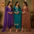 3 Kurta Set With Dupatta - Perfect For Every Occasion ( D-4 )