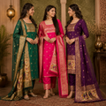 3 Kurta Set With Dupatta - Perfect For Every Occasion ( D-5 )