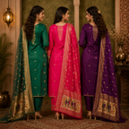 3 Kurta Set With Dupatta - Perfect For Every Occasion ( D-5 )