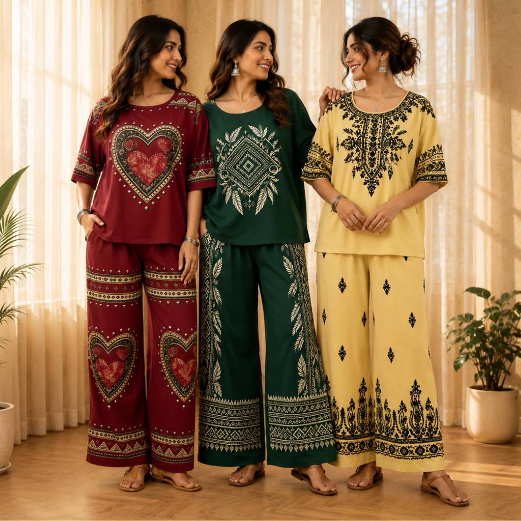 3 Women’s Casual Co-Ord Set for Everyday Wear | S1