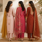 3 Women's Kurta Styles with Dupatta ( K6 )