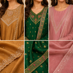 3 Women's Printed Ethnic Kurta Set With Dupatta ( KS-4 )