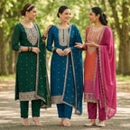 3 Kurta Pants & Dupatta Set (E-01)