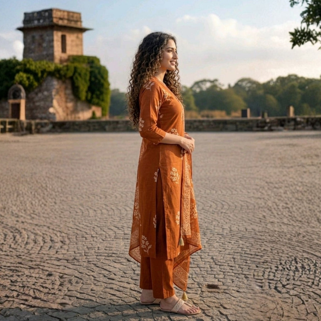 3 Combo Set Kurta, Pants With Dupatta | KS-03