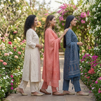 3 Printed kurta, matching pants, and a coordinated dupatta (P3K-9)