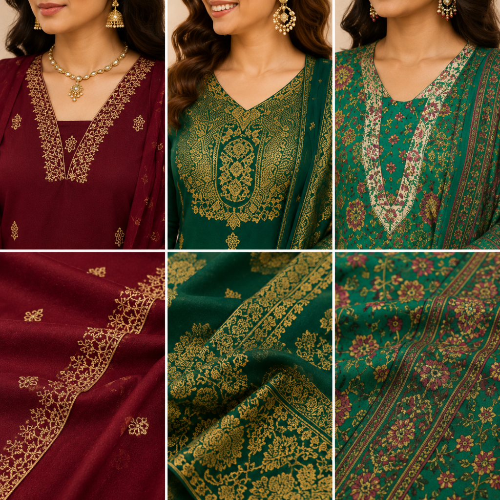 3 Women's Printed Ethnic Kurta Set With Dupatta ( KS-1 )