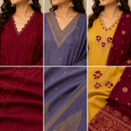 3 Women's Printed Ethnic Kurta Set With Dupatta ( KS-3 )