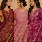 3 Ethnic Kurta With Dupatta ( K10 )