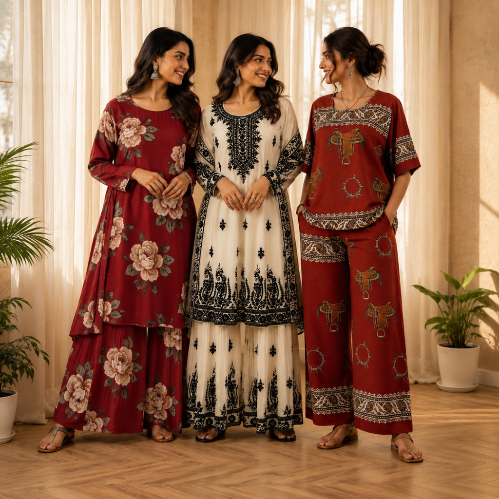 3 Women’s Casual Co-Ord Set for Everyday Wear | S2