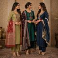 3 Kurta Set With Dupatta - Perfect For Every Occasion ( D-3 )