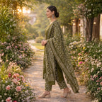 3 Combo Set Kurta, Pants With Dupatta | KS-01