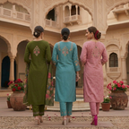 3 Kurta Pants & Dupatta Set (E-03)