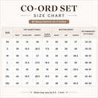 3 Women's Printed Co-Ord Set ( C2 )